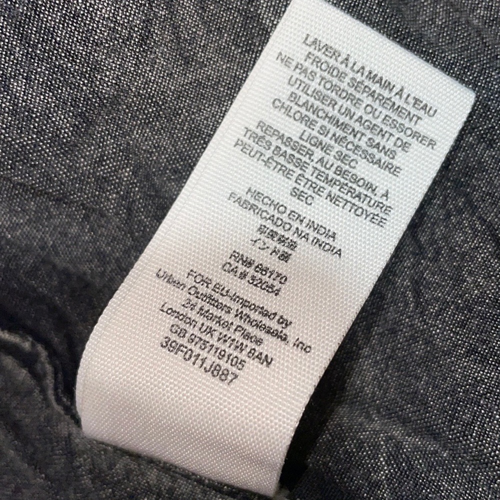 Free People Black and Cream Bomber Jacket - Picture 13 of 14